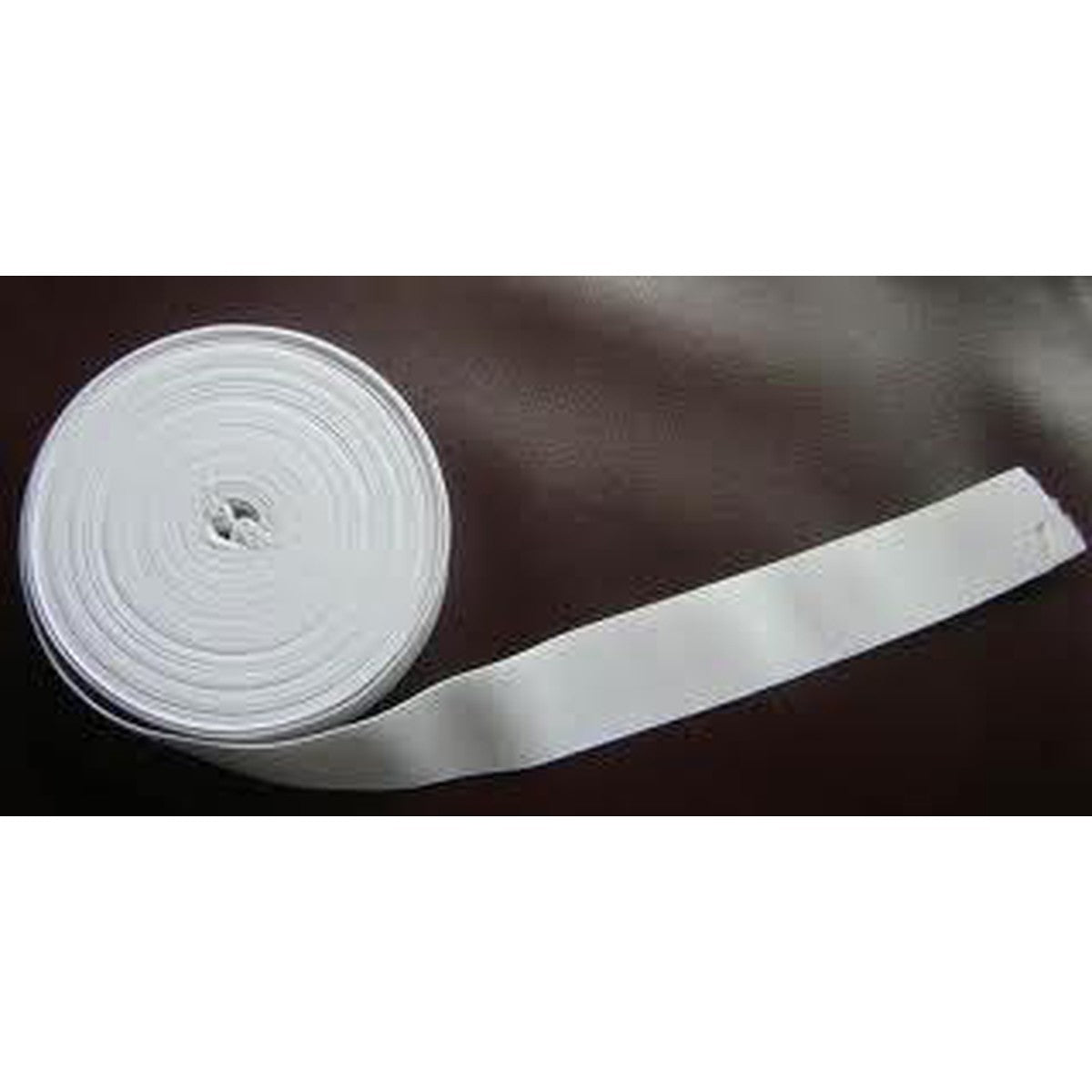 1/2" Braided Elastic - White - Elastic