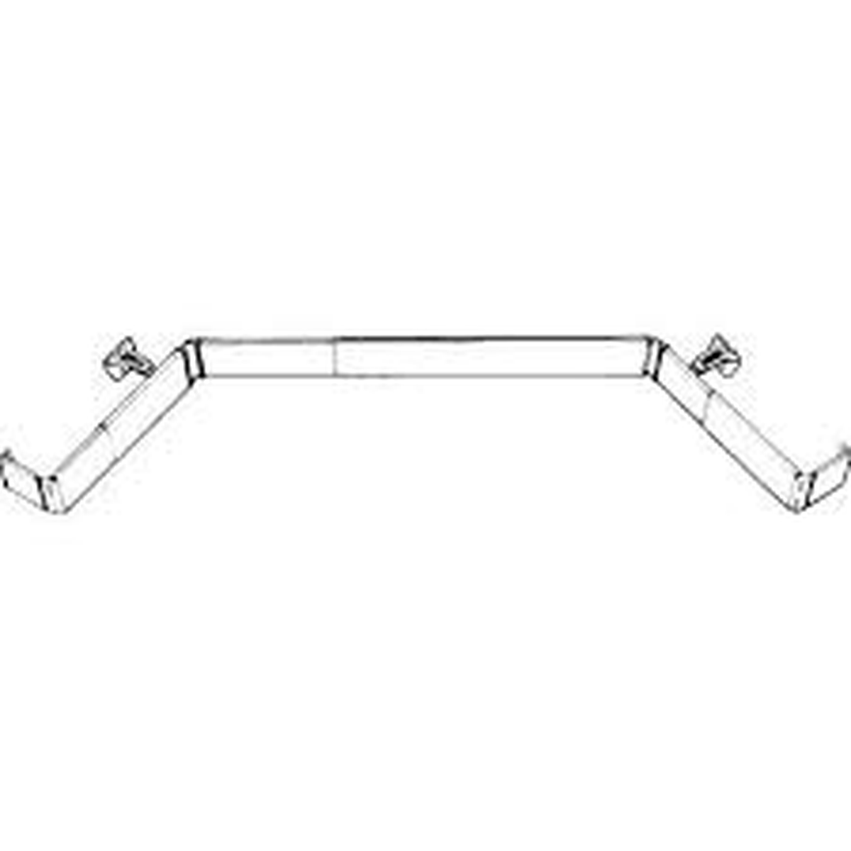 2-1/2" Bay Window Continental II Rod - Kirsch Curtain Rods & Components