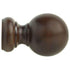 2" Wood Trends® Ball Finial - 841 - Coffee - Alan Richard Textiles, LTD Kirsch Wood Trends (Finials)