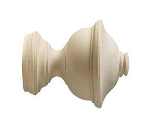 2" Wood Trends® Chaucer Finial - 091 - Unfinished - Kirsch Wood Trends (Finials)