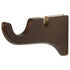 2" Wood Trends® Double Bracket - 841 - Coffee - Alan Richard Textiles, LTD Kirsch Wood Trends (Brackets)