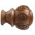 2" Wood Trends® Lacey Finial - 085 - Walnut - Alan Richard Textiles, LTD Kirsch Wood Trends (Finials)