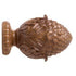 2" Wood Trends® Oakleaf Cone Finial - 085 - Walnut - Alan Richard Textiles, LTD Kirsch Wood Trends (Finials)