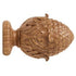 2" Wood Trends® Oakleaf Cone Finial - 820 - Estate Oak - Alan Richard Textiles, LTD Kirsch Wood Trends (Finials)