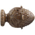 2" Wood Trends® Oakleaf Cone Finial - 827 - Hazelnut - Alan Richard Textiles, LTD Kirsch Wood Trends (Finials)