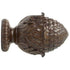 2" Wood Trends® Oakleaf Cone Finial - 841 - Coffee - Alan Richard Textiles, LTD Kirsch Wood Trends (Finials)