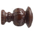 2" Wood Trends® Reign Finial - 083 - Mahogany - Alan Richard Textiles, LTD Kirsch Wood Trends (Finials)