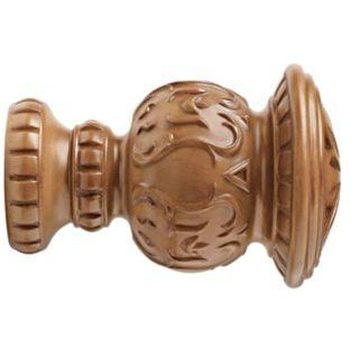 2" Wood Trends® Reign Finial - 820 - Estate Oak - Kirsch Wood Trends (Finials)