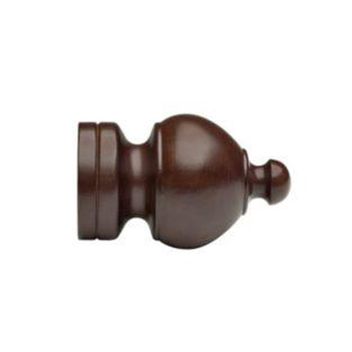 2" Wood Trends® Sherwood Finial - 083 - Mahogany - Kirsch Wood Trends (Finials)