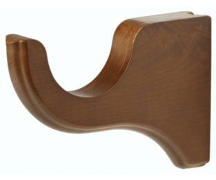 3-1/2" Wood Trends®  Bracket For 2" .085 Walnut - Kirsch Wood Trends (Brackets)