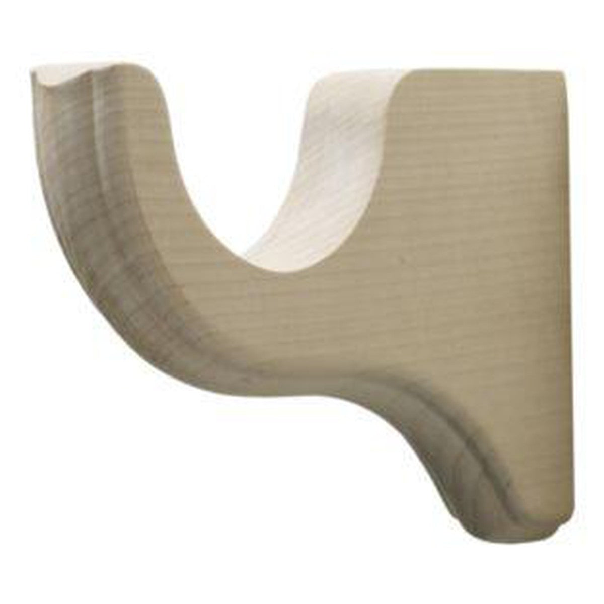 3-1/2" Wood Trends®  Bracket For 2" .091 Unfinished - Kirsch Wood Trends (Brackets)