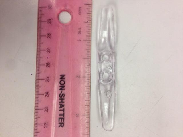 3-1/8" Lucite Cord Cleat (10 Per Bag) - Cord Cleats