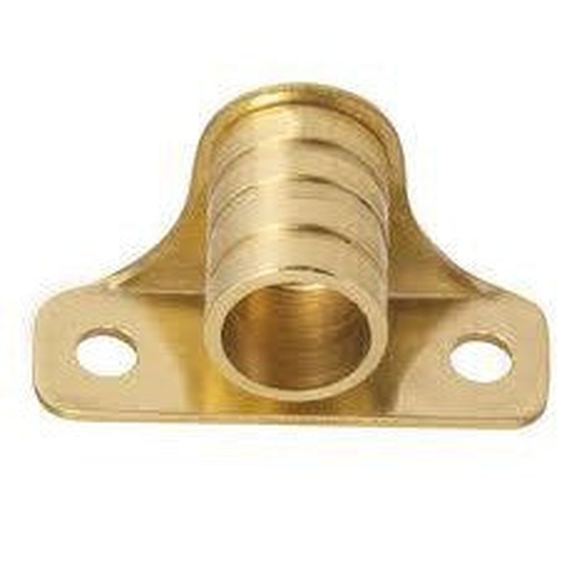 3/8" Outside Mount Brass Brackets (pair) - Brass Plated Brackets & Rodding