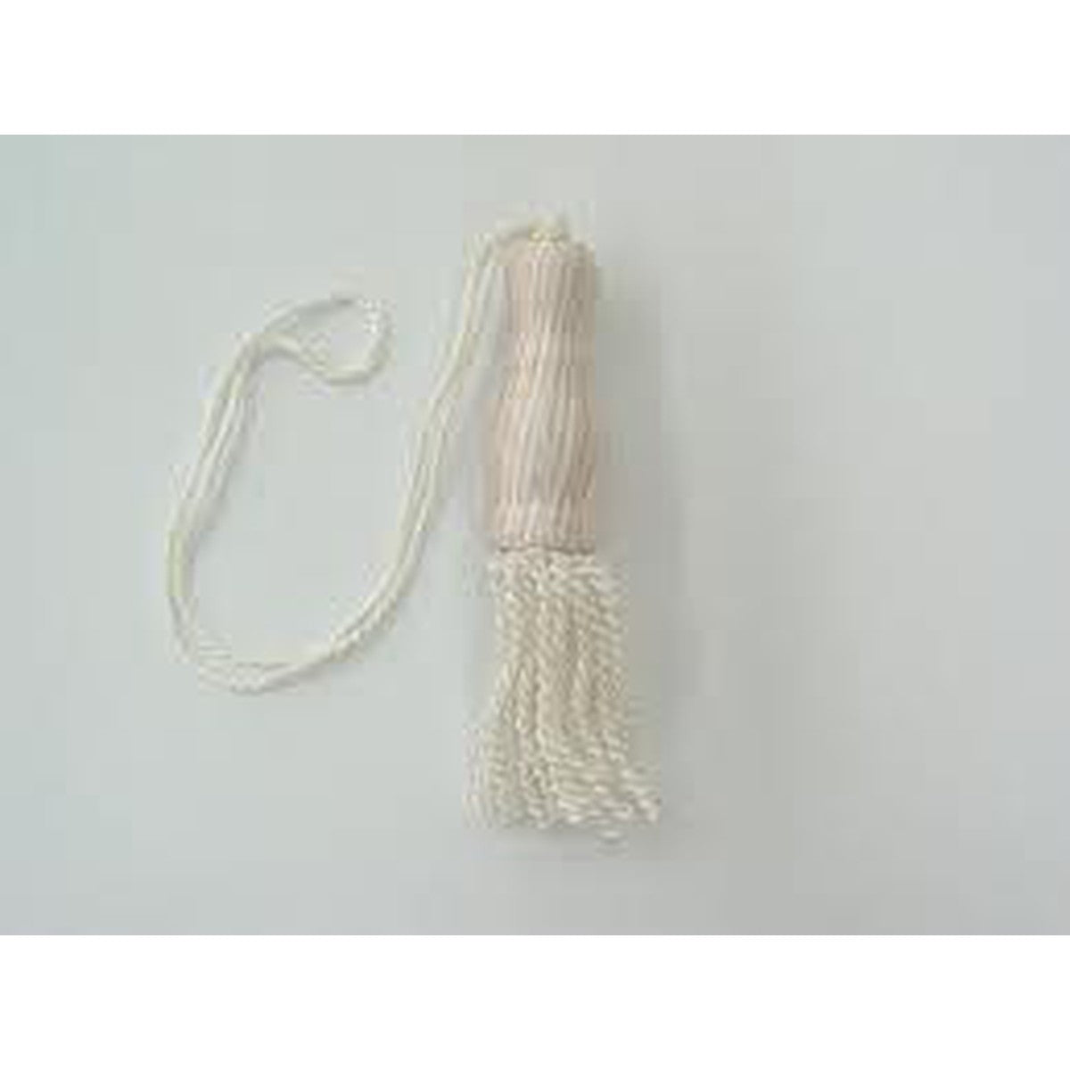 4" Bullion Tassel - White - Per Tassel - Alan Richard Textiles, LTD Window Shade Pulls