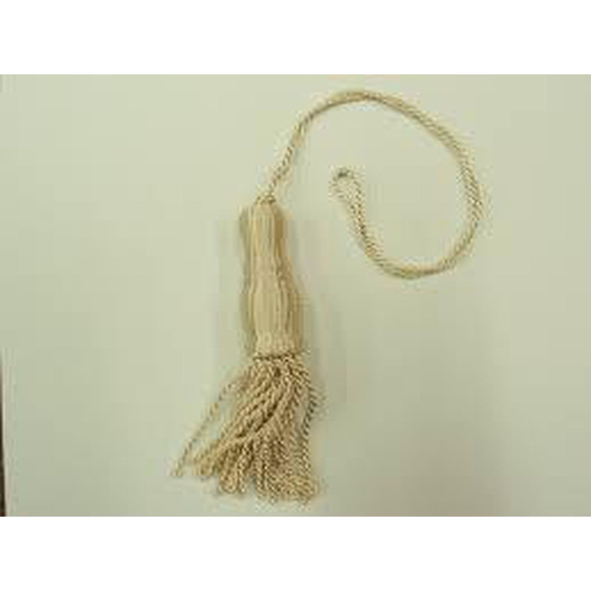 4" Bullion Tassels Cream - 36 Per Bag - Window Shade Pulls