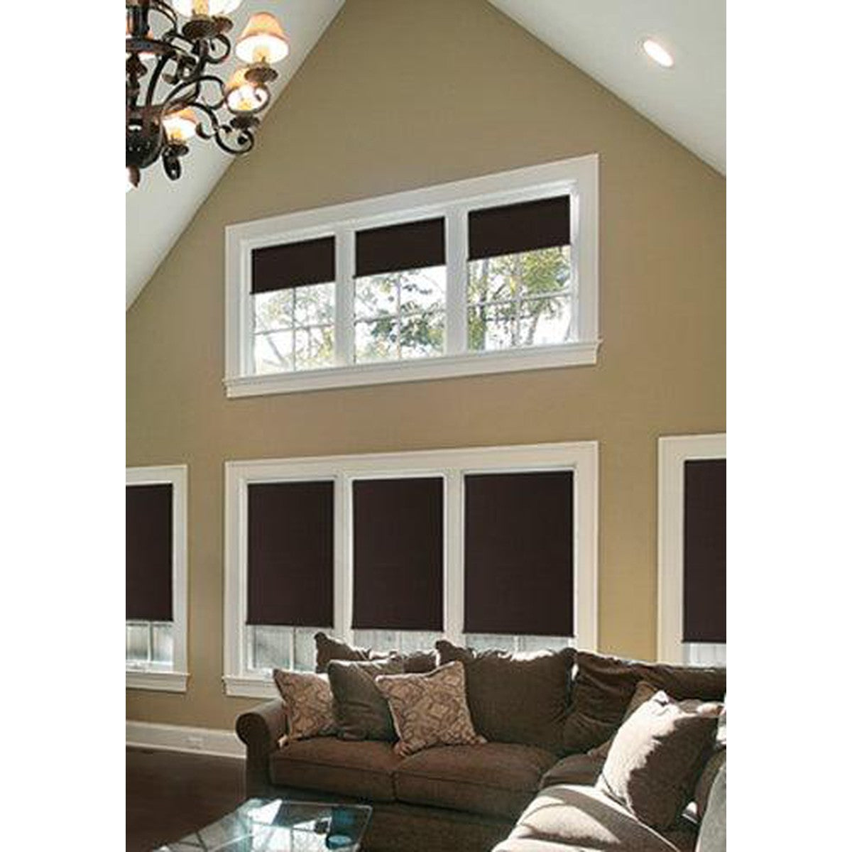 97"-108" (Width) Sierrasol Mesa - Alan Richard Textiles, LTD Rollease Sierrasol Blackout Shades - Mesa