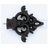 Acanthus Arrow Arrow Finial With Plug - Black - 770 - Kirsch Wrought Iron, Kirsch Wrought Iron Finials