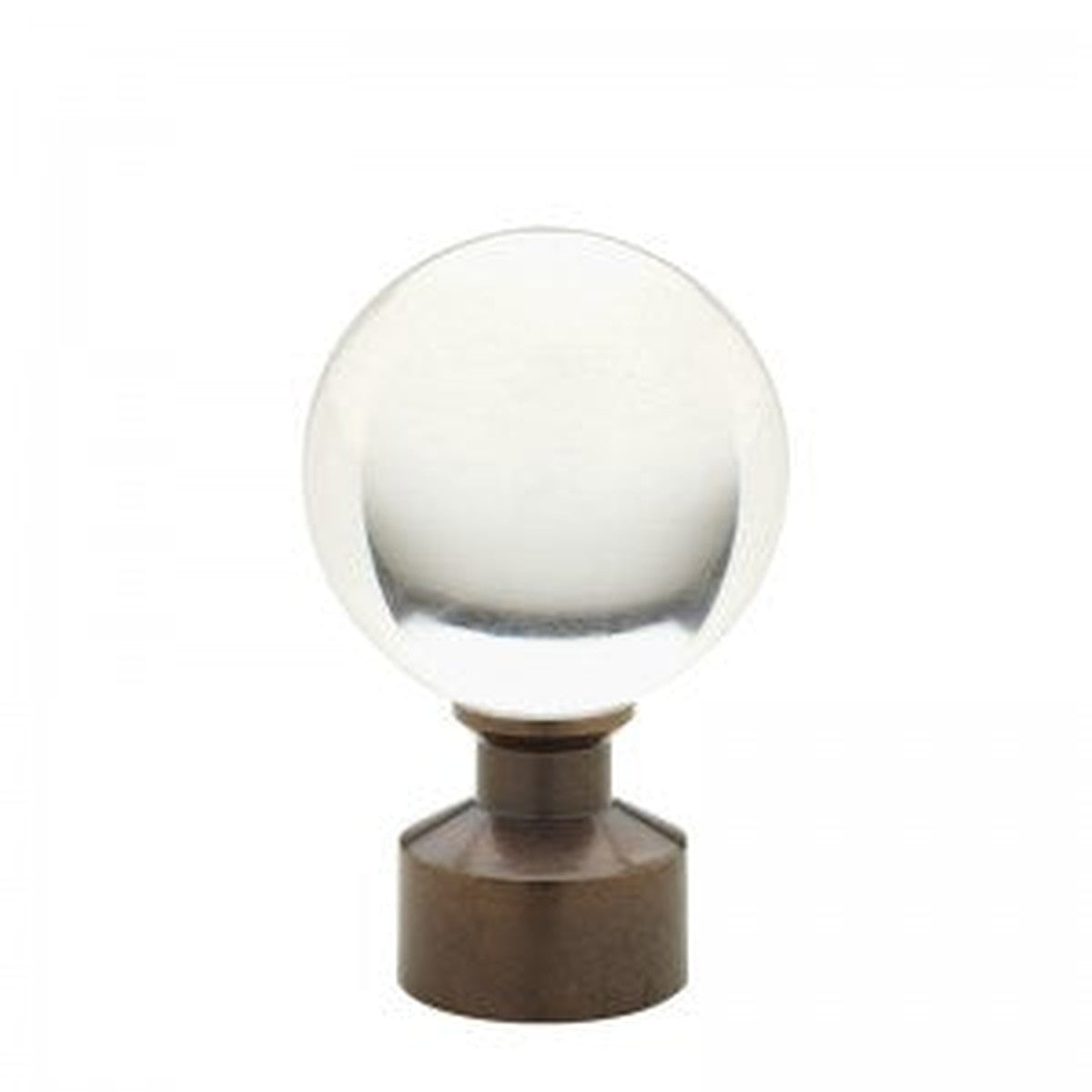 Acrylic Ball Finial - Alan Richard Textiles, LTD Select Metal Acrylic