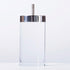 Acrylic Cylinder Leg w/ Stainless Top 2.25" Diameter 4" Tall - Alan Richard Textiles, LTD Decorative Acrylic Legs