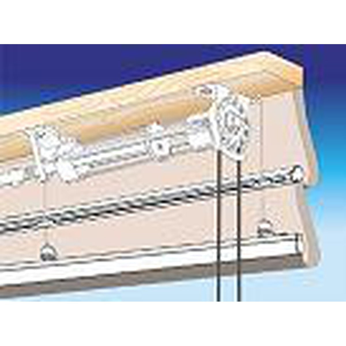 Assembled Rollease Headboard With Tube - Alan Richard Textiles, LTD Rollease Workroom Systems