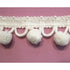 Ball Fringe 1-3/8" - A01 White - Alan Richard Textiles, LTD Ball Fringe- 24 Yard Put Up