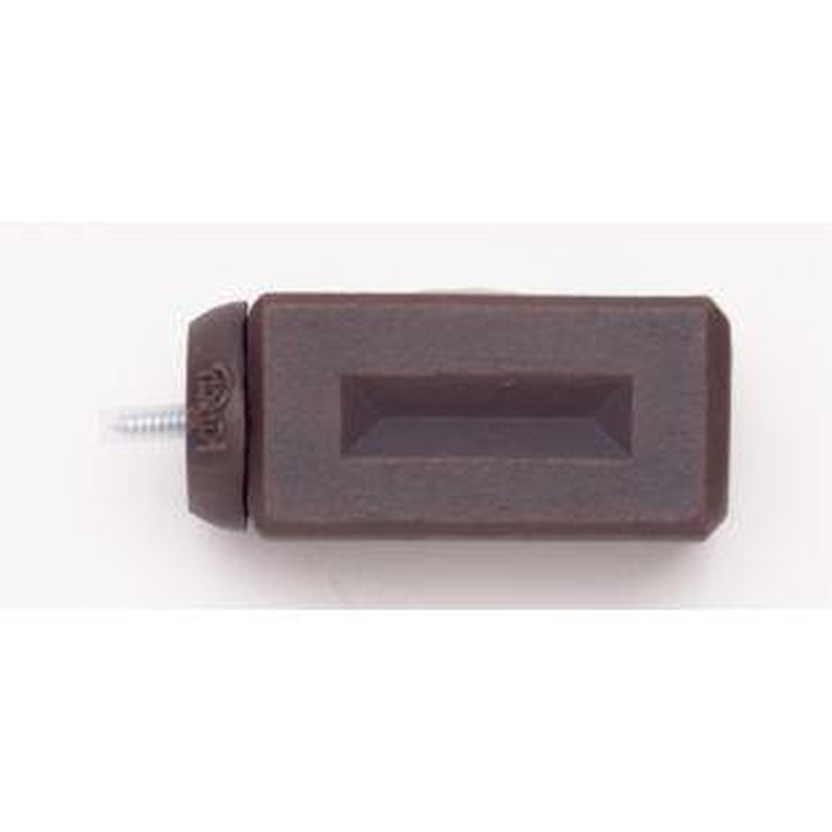 Beveled Brick Finial With Plug - 777 - Rust - Alan Richard Textiles, LTD Kirsch Wrought Iron, Kirsch Wrought Iron Finials