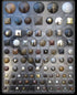 Black Diamond Decorative Nails Display Board # 2 - Alan Richard Textiles, LTD Black Diamond Decorative Nail Collection, Black Diamond Decorative Nail Collection - Specialty Shapes