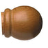 Bola Finial 1 3/16" - Alan Richard Textiles, LTD Forest Porto 1-3/16" 2000 Wood & Maderas Wood