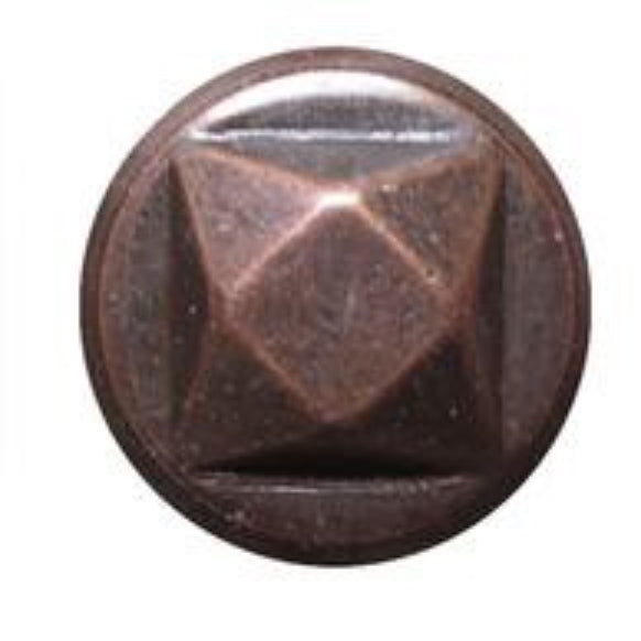 Bronze #93 Round Nail 80/Box Head Size:13/16" Nail Length:5/8" - Alan Richard Textiles, LTD Black Diamond Decorative Nail Collection