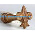 Buckingham Fleur De Lis Holdback (pair) - Alan Richard Textiles, LTD Kirsch Buckingham Holdbacks