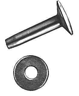C.S. Osborne #10 Copper Rivet & Burrs # 1700 - Alan Richard Textiles, LTD C.S. Osborne, C.S. Osborne Rivets & Eyelets Setters