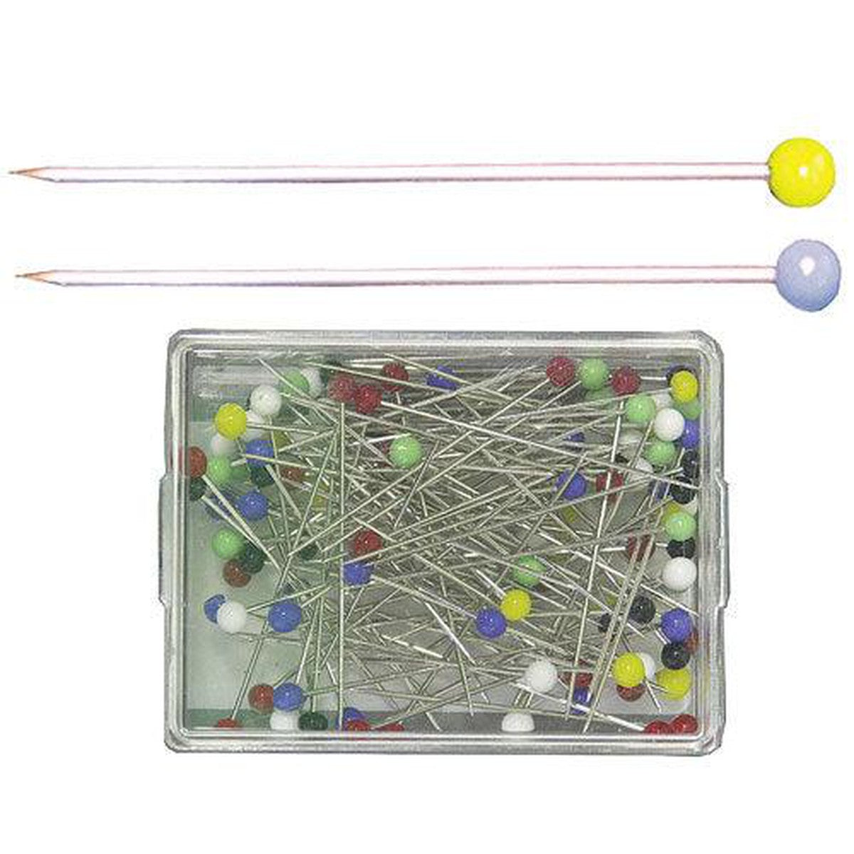 C.S. Osborne 100 Glass Head Pins 2" - Alan Richard Textiles, LTD C.S. Osborne, Pins and Needles