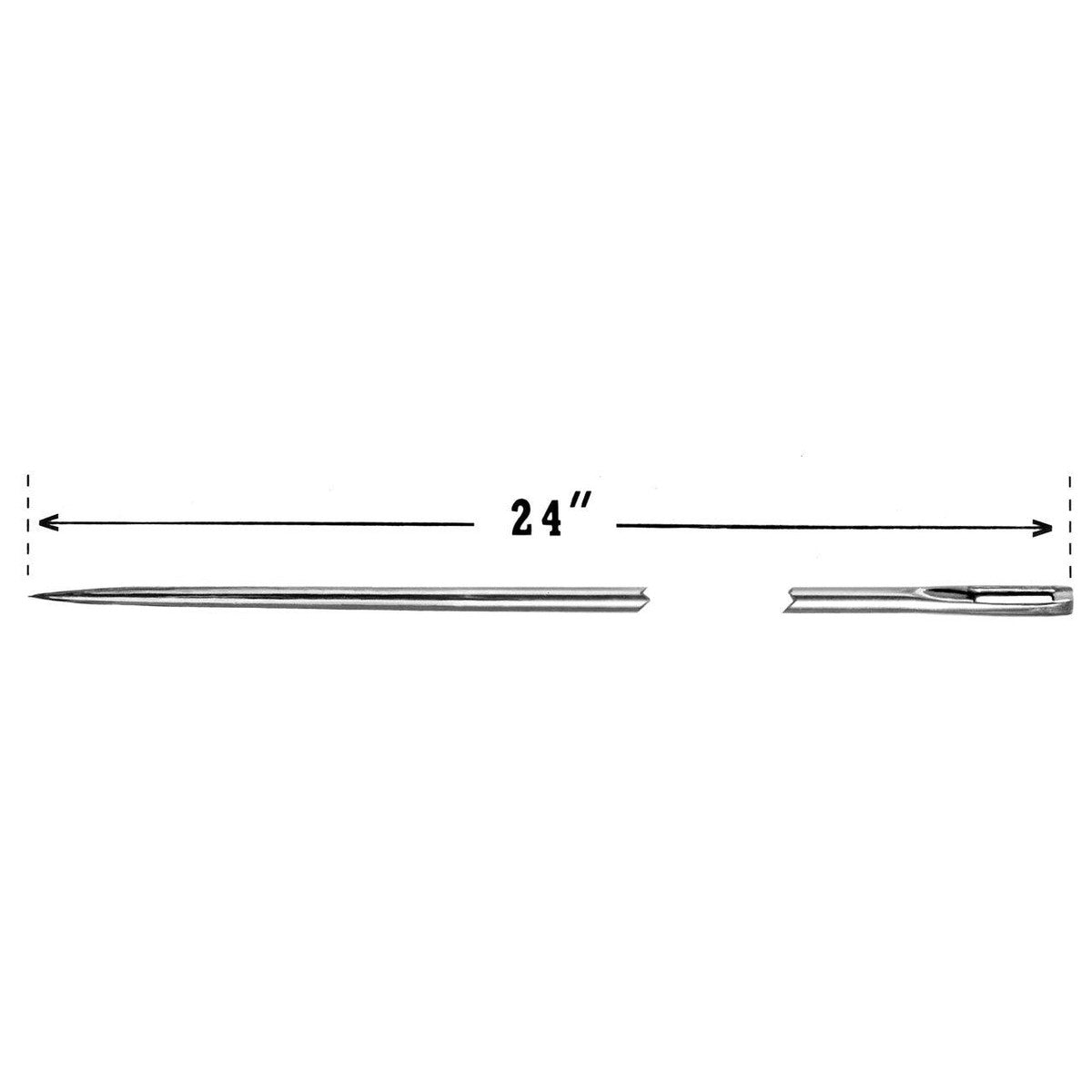 C.S. Osborne 24"-11 Ga. Bolster Nd. - Alan Richard Textiles, LTD C.S. Osborne, C.S. Osborne Straight Single Round Point Needles