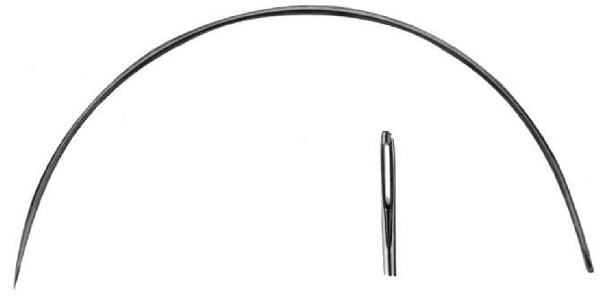 C.S. Osborne 40Mm Silk Billiard Needle - Alan Richard Textiles, LTD C.S. Osborne, C.S. Osborne Curved Needles