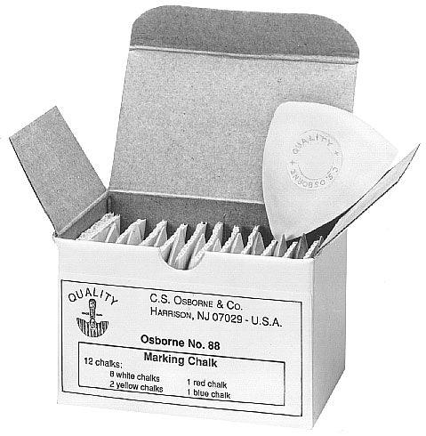 C.S. Osborne Box Of 12 Clay Based Marking Chalks - Alan Richard Textiles, LTD C.S. Osborne