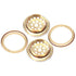 C.S. Osborne Brass Plain Rim Ventilators - 3/4" - C.S. Osborne Ventilators & Ventilator Punches & Setters