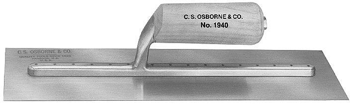 C.S. Osborne Cement Finishing Trowel - Alan Richard Textiles, LTD C.S. Osborne Masonary Tools
