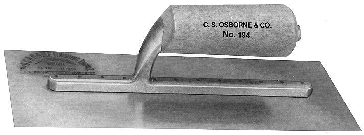 C.S. Osborne Deluxe Plastering Trowel - Alan Richard Textiles, LTD C.S. Osborne Masonary Tools