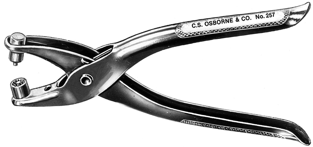 C.S. Osborne Eyelet Setter 1/4"  # 257 - Alan Richard Textiles, LTD C.S. Osborne, C.S. Osborne Rivets & Eyelets Setters