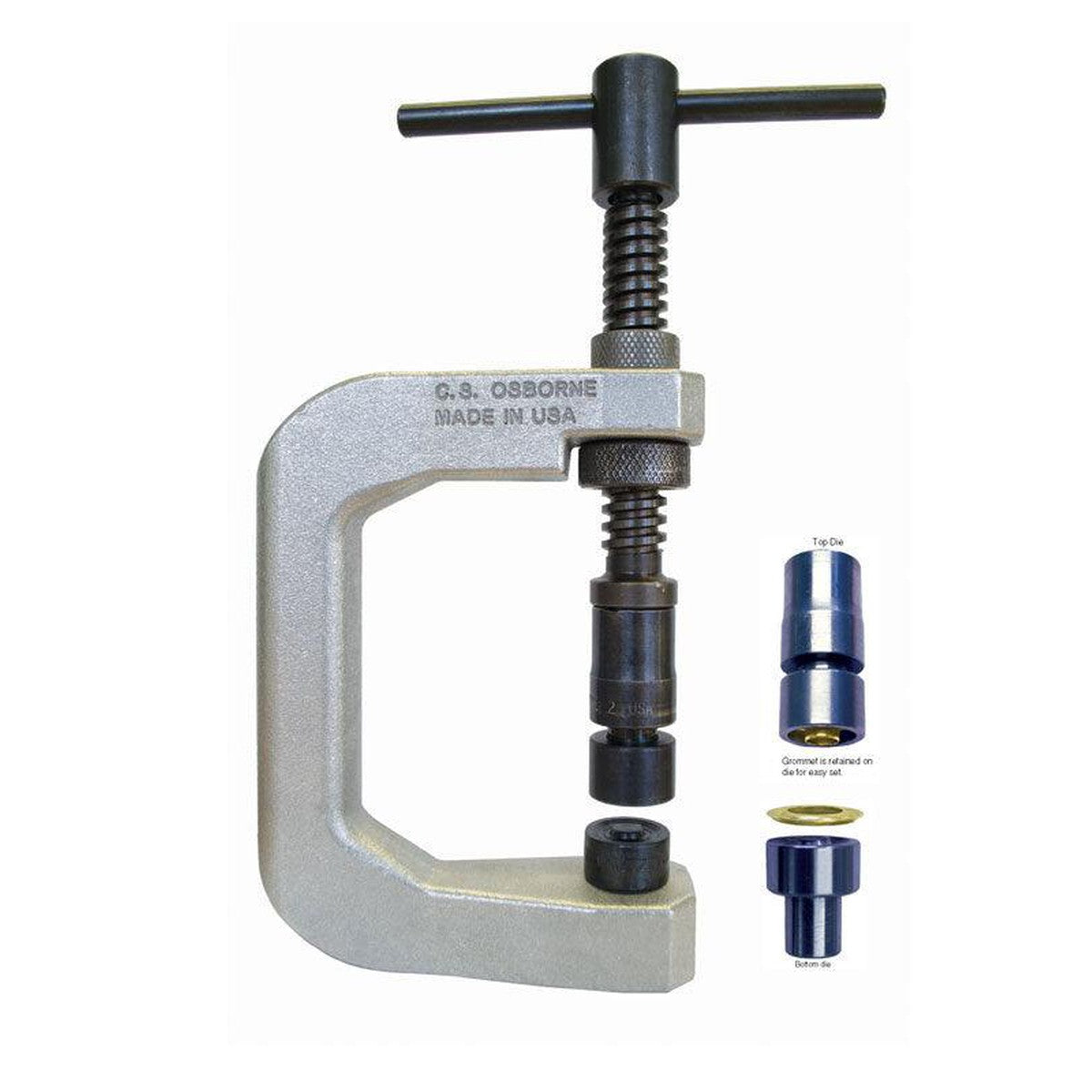 C.S. Osborne It's A Snap & Grommet Setter W-50 - Alan Richard Textiles, LTD C.S. Osborne Grommet & Button Machines