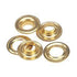 C.S. Osborne Self Piercing Grommets & Washers - Brass - 0 - Self Piercing Grommets & Washers