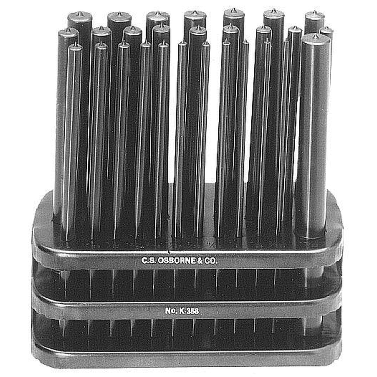 C.S. Osborne Transfer Punch Set - Inches - Alan Richard Textiles, LTD C.S. Osborne