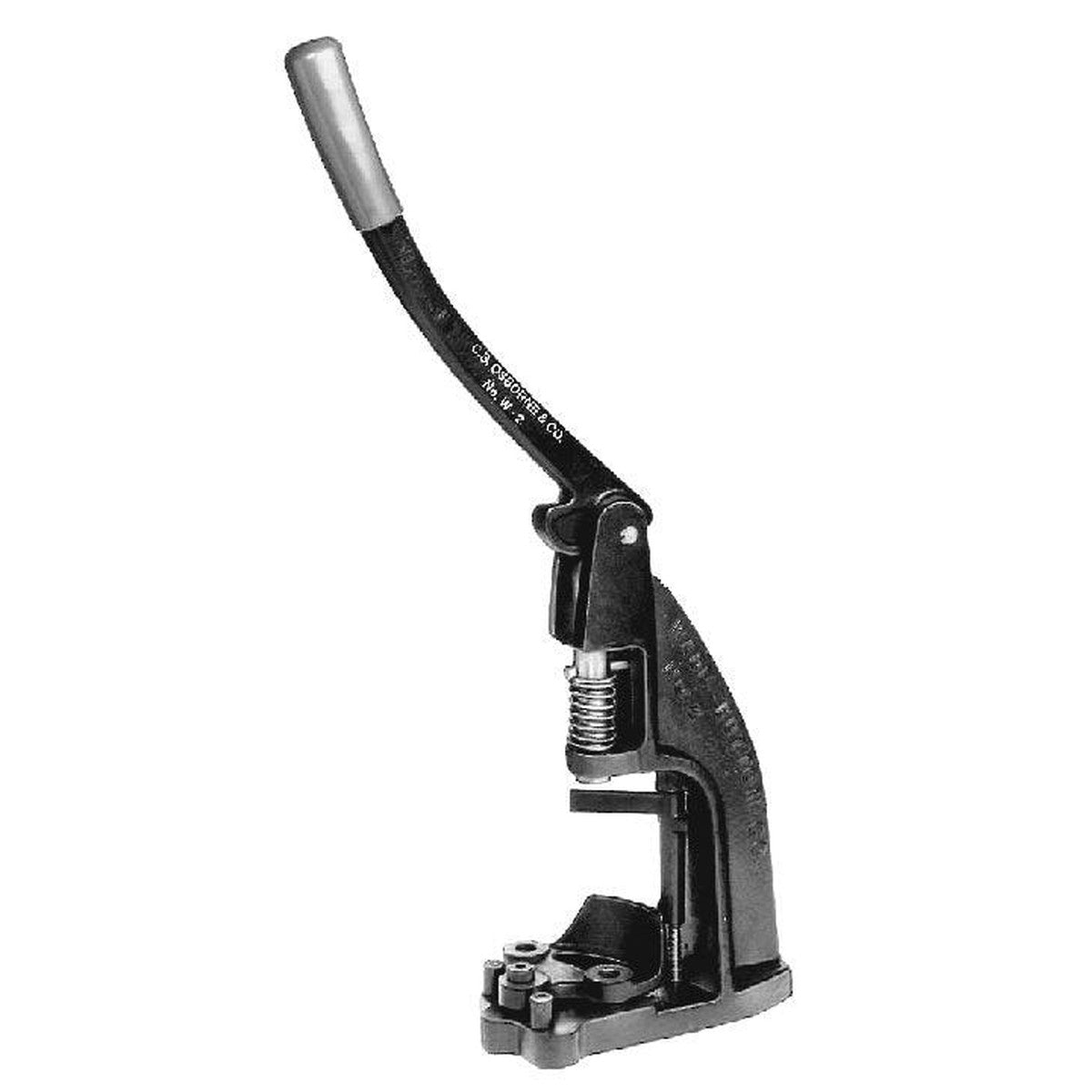 C.S. Osborne W-2 Hand Button/Grommet Covering Machine - Alan Richard Textiles, LTD Buttons, C.S. Osborne Buttons, C.S. Osborne Grommet & Button Machines, Grommets, Self Piercing Grommets & Washers