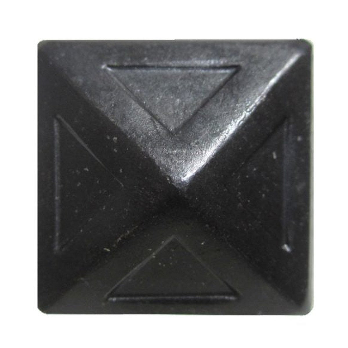 Cauldron #90 Etched Pyramid 80/BX Head Size: 3/4" Nail Length:5/8" - Alan Richard Textiles, LTD Black Diamond Decorative Nail Collection - Specialty Shapes