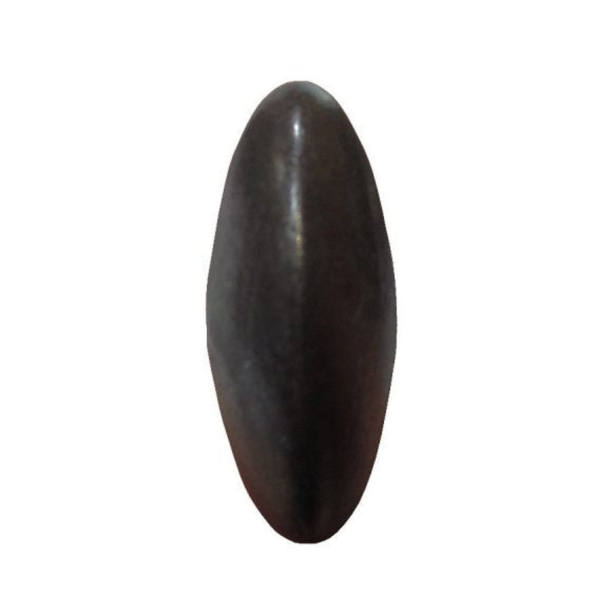 Cauldron # 90 Oval  30/box  Nail  Head Size: 1/4" X 11/16" Nail Length: 1\2" - Alan Richard Textiles, LTD Black Diamond Decorative Nail Collection - Specialty Shapes