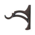 Center Bypass Bracket - 777 - Rust - Alan Richard Textiles, LTD Kirsch Wrought Iron, Kirsch Wrought Iron Brackets