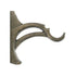 Center Bypass Bracket - 801 - Iron Gold - Alan Richard Textiles, LTD Kirsch Wrought Iron, Kirsch Wrought Iron Brackets