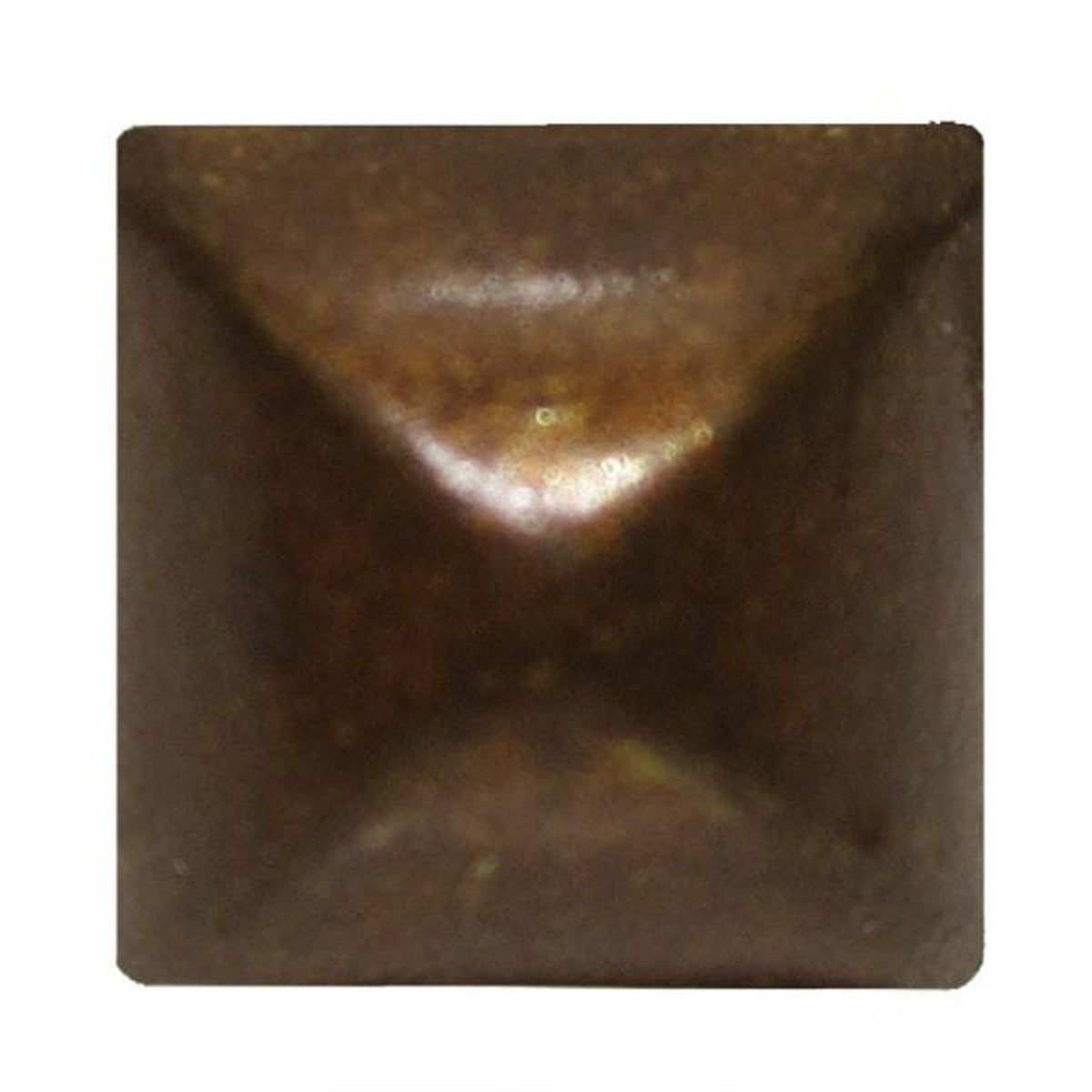 Clay #78 Square Pyramid 80/BX Head Size:3/8" Nail Length:1/2" - Alan Richard Textiles, LTD Black Diamond Decorative Nail Collection - Specialty Shapes