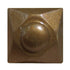 Clove #91 Star Dome 80/Box Head Size:9/16" Nail Length:5/8" - Alan Richard Textiles, LTD Black Diamond Decorative Nail Collection - Specialty Shapes