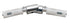 Connector SN 1-1/8" - Alan Richard Textiles, LTD Busche 1-1/8" Decorative Metal